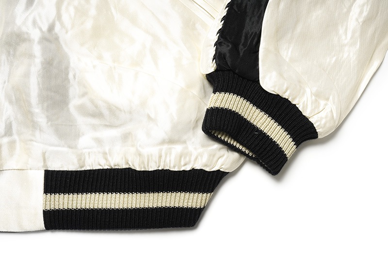 TAILOR TOYO ơ顼ΡMid 1950s Style Acetate Souvenir Jacket  BLACK TIGER  DUELLING DRAGONS  TT15682-105