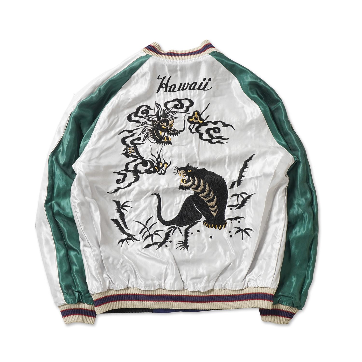 TAILOR TOYO �ơ��顼���Ρ����������Late 1950s Style Acetate Souvenir Jacket  ��HAWAII MAP�� �� ��DRAGON & TIGER��  TT15877-128