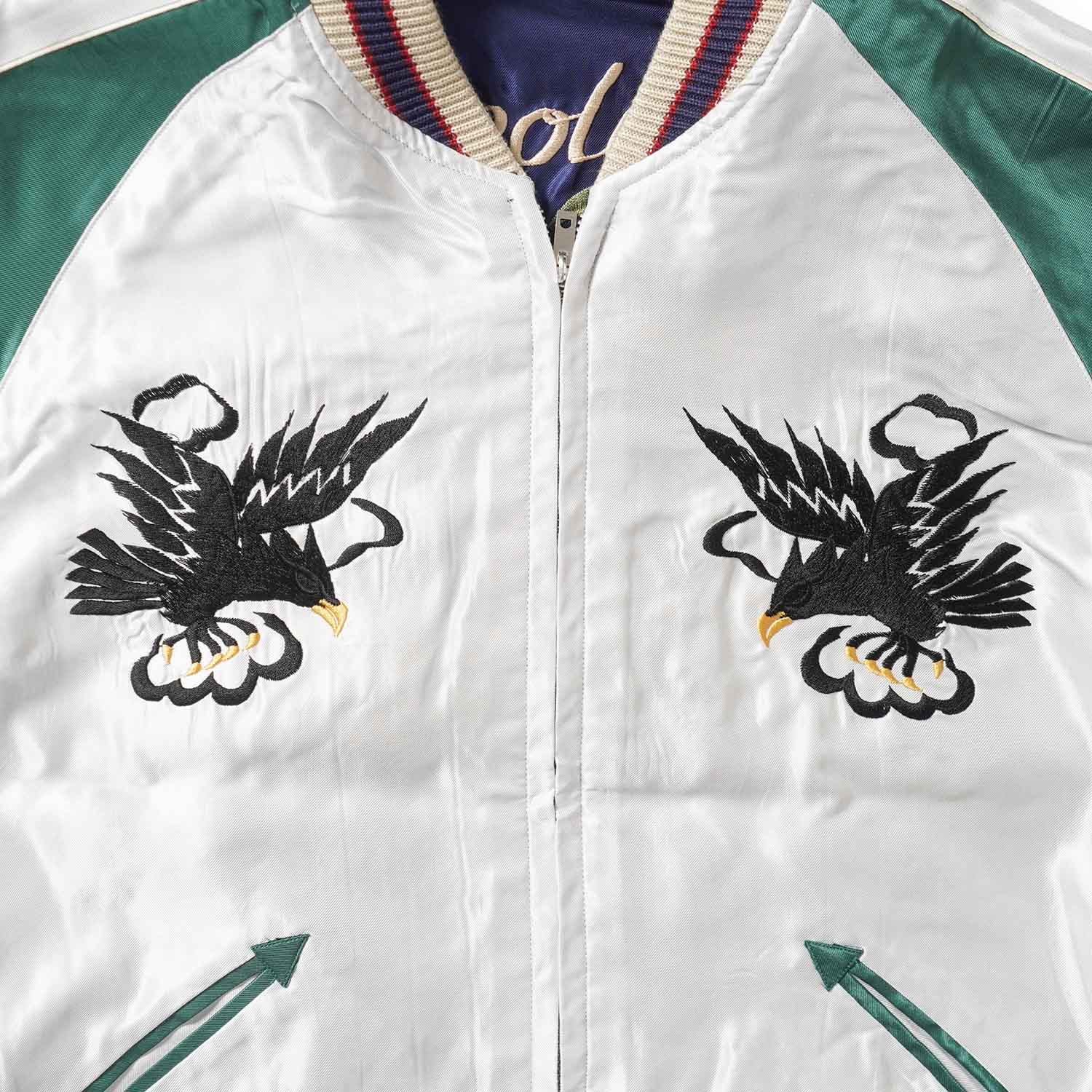 TAILOR TOYO �ơ��顼���Ρ����������Late 1950s Style Acetate Souvenir Jacket  ��HAWAII MAP�� �� ��DRAGON & TIGER��  TT15877-128