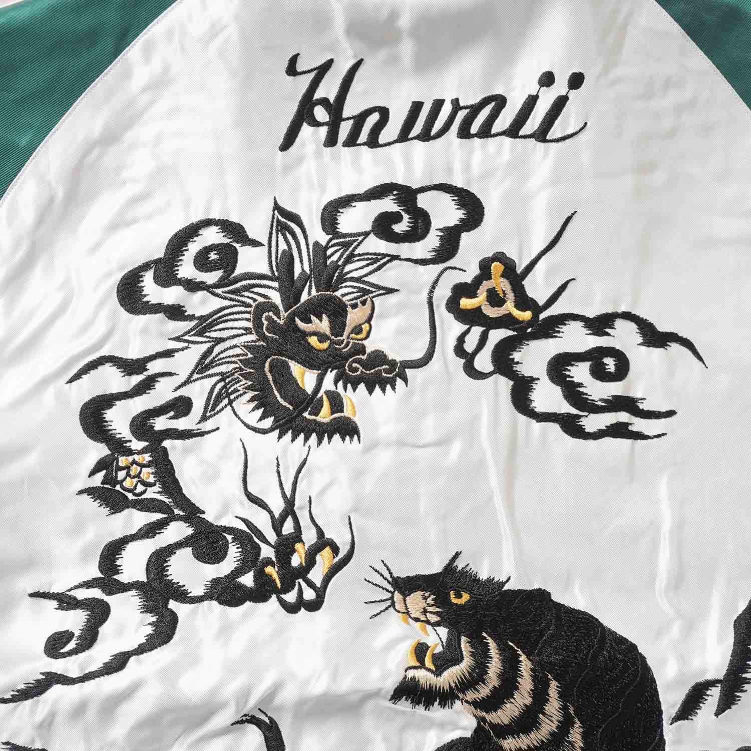 TAILOR TOYO �ơ��顼���Ρ����������Late 1950s Style Acetate Souvenir Jacket  ��HAWAII MAP�� �� ��DRAGON & TIGER��  TT15877-128