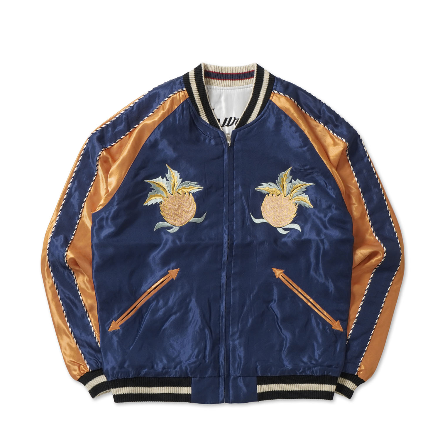 TAILOR TOYO �ơ��顼���Ρ����������Late 1950s Style Acetate Souvenir Jacket  ��HAWAII MAP�� �� ��DRAGON & TIGER��  TT15877-128