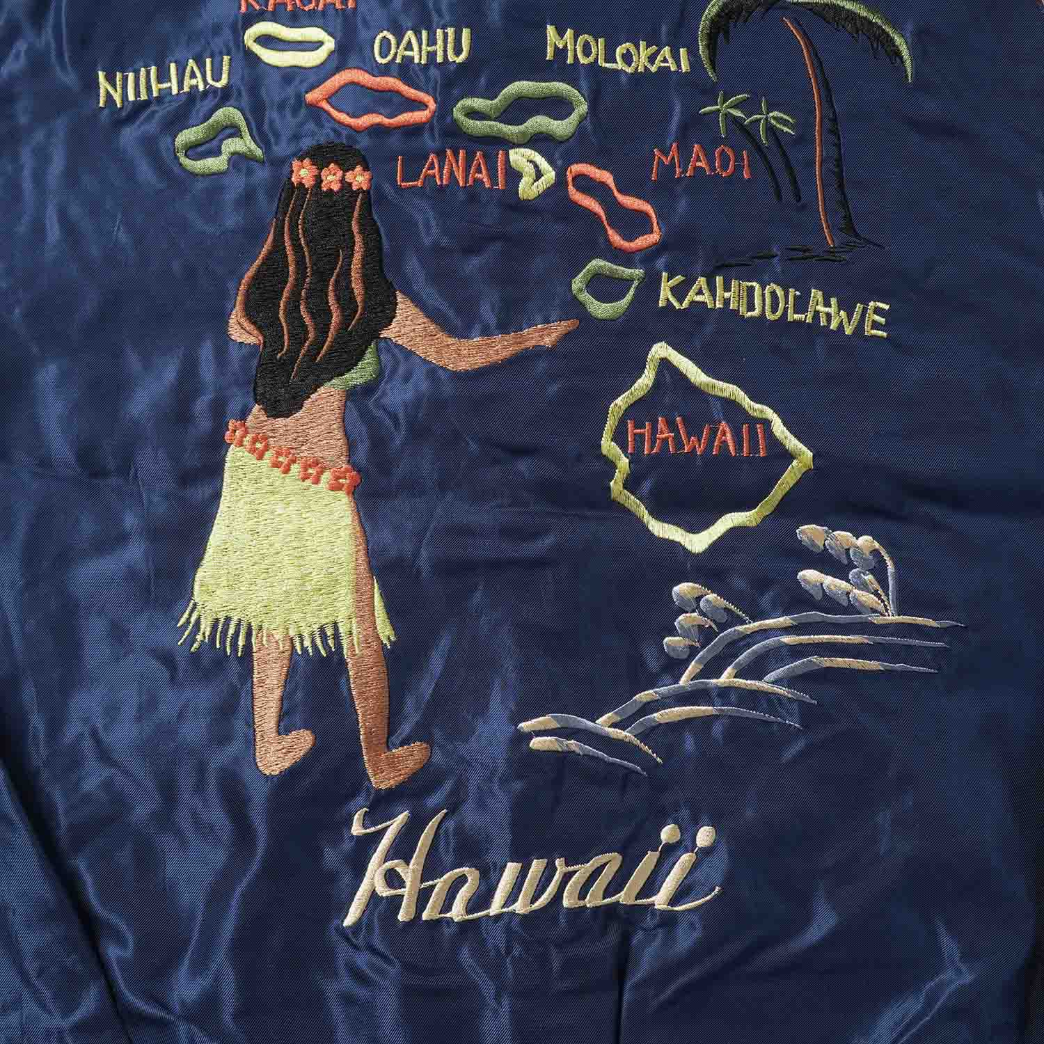 TAILOR TOYO �ơ��顼���Ρ����������Late 1950s Style Acetate Souvenir Jacket  ��HAWAII MAP�� �� ��DRAGON & TIGER��  TT15877-128