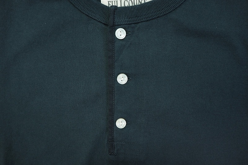 FULLCOUNT �ե륫����� Ĺµ T����� "Flat Seam Heavy Weight Henley Long T Shirt"��5222LH-21