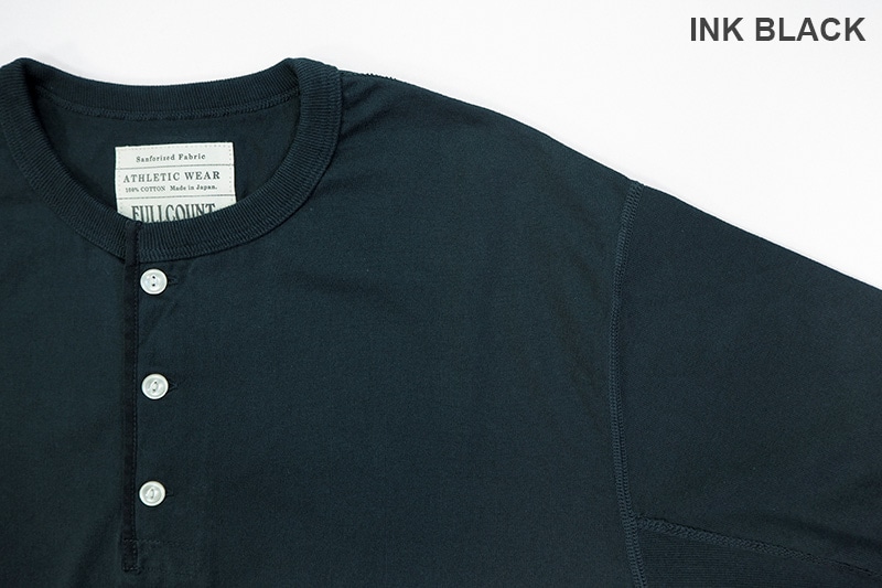 FULLCOUNT �ե륫����� Ĺµ T����� "Flat Seam Heavy Weight Henley Long T Shirt"��5222LH-21
