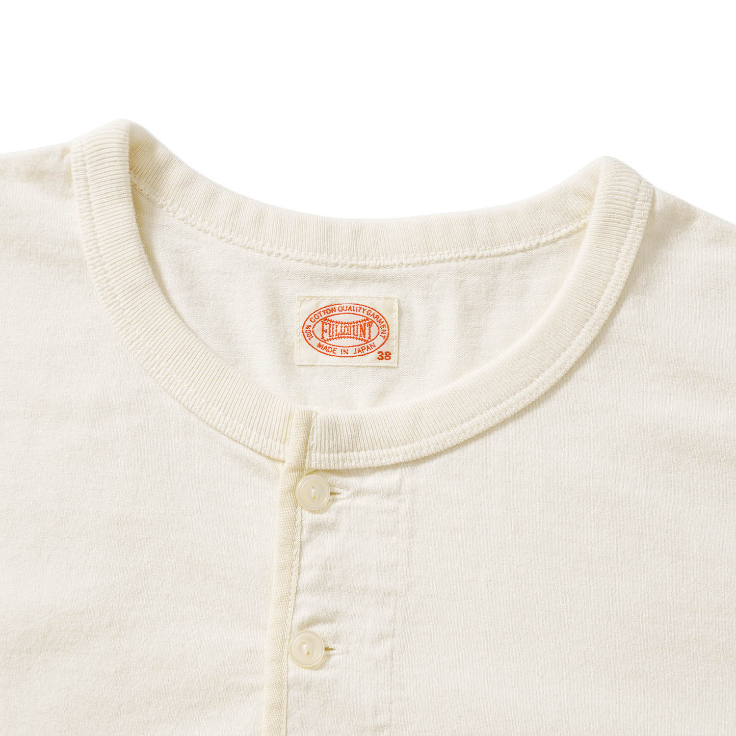 FULLCOUNT �ե륫����� Ĺµ T����� "Flat Seam Heavy Weight Henley Long T Shirt"��5222LH-21