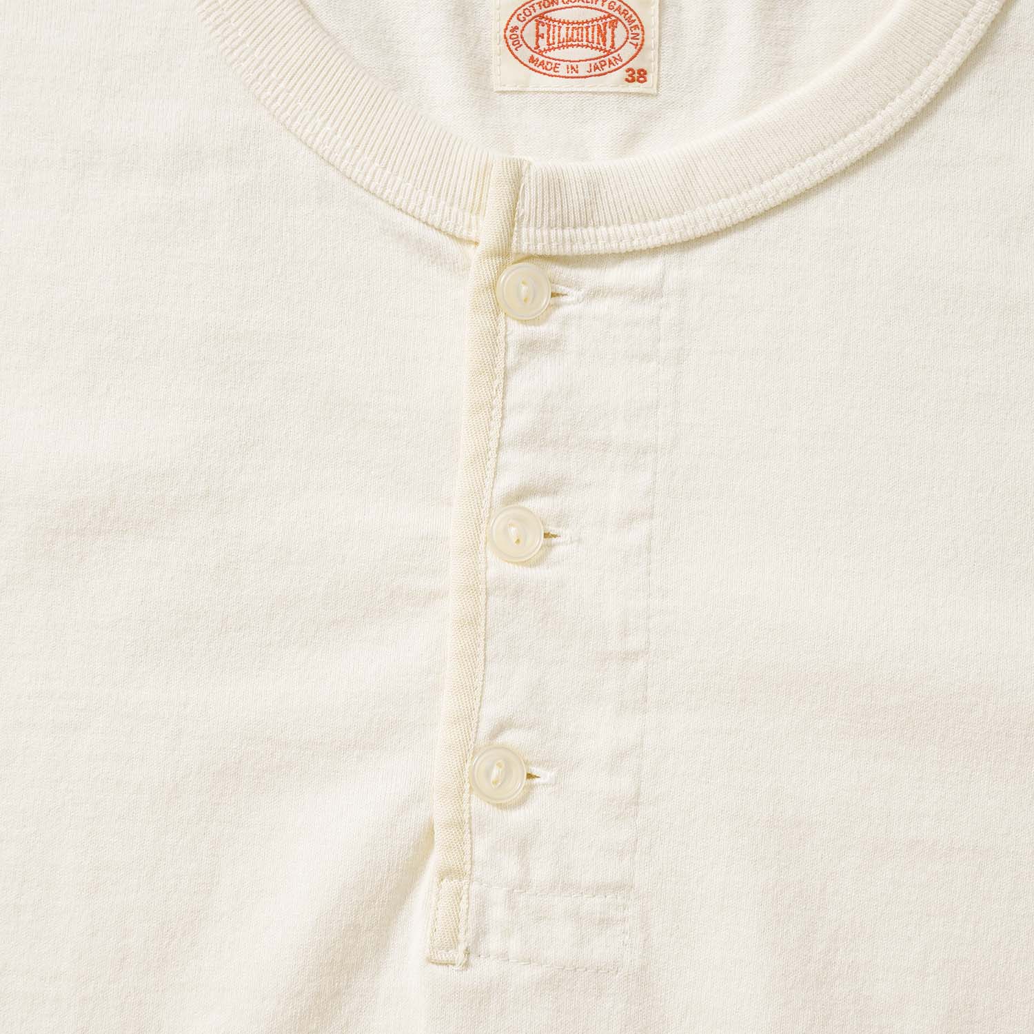 FULLCOUNT �ե륫����� Ĺµ T����� "Flat Seam Heavy Weight Henley Long T Shirt"��5222LH-21