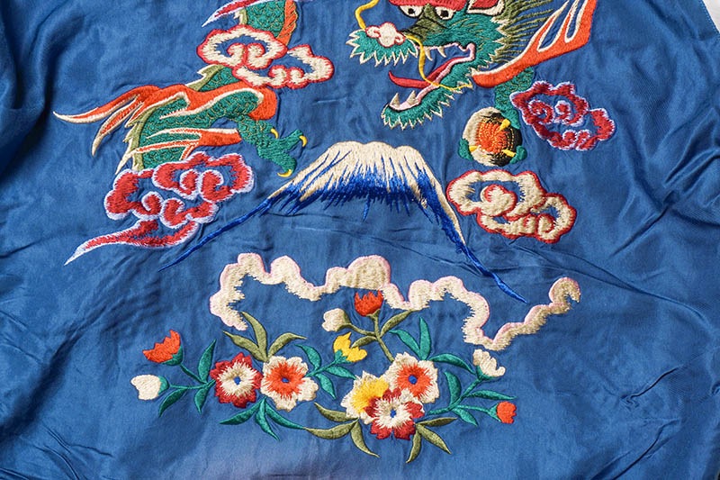 TAILOR TOYO ơ顼  arly 1950s Style Acetate Souvenir Jacket EAGLE & DRAGON  GREEN DRAGON (AGING MODEL) TT15545-119