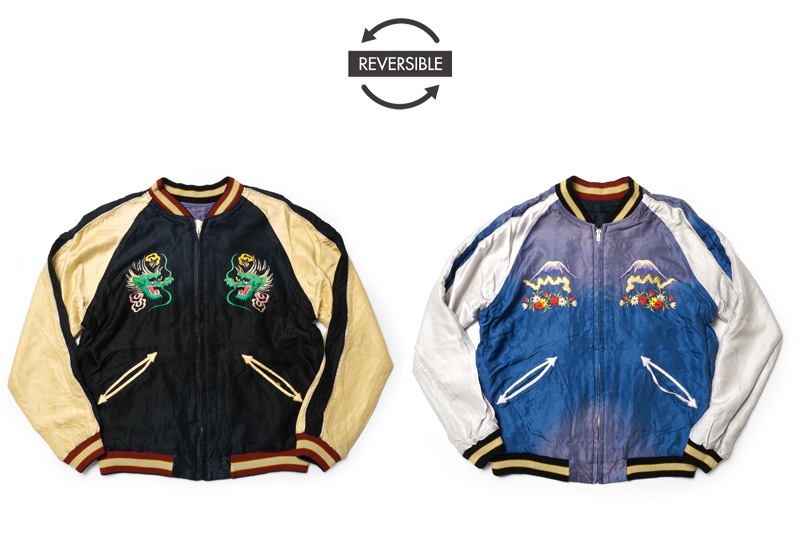 TAILOR TOYO ơ顼  arly 1950s Style Acetate Souvenir Jacket EAGLE & DRAGON  GREEN DRAGON (AGING MODEL) TT15545-119