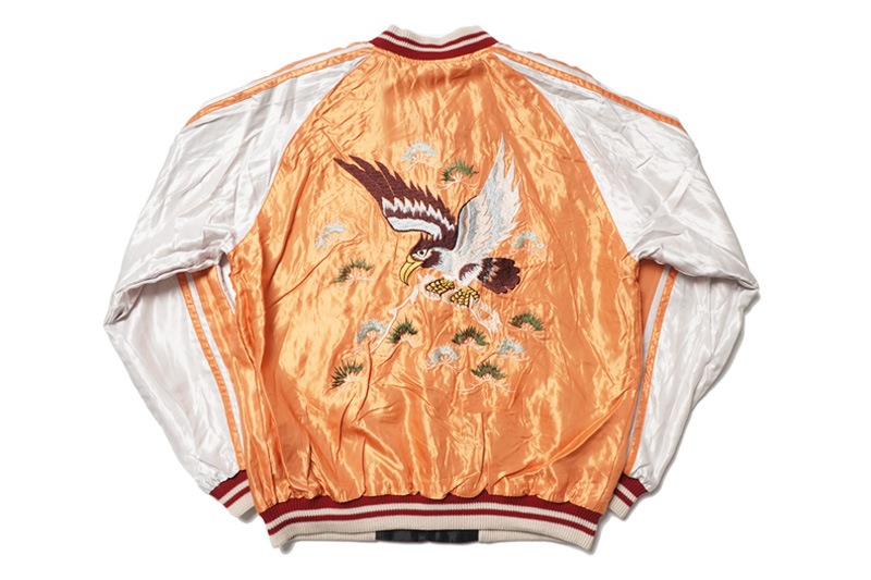 TAILOR TOYO �ơ��顼���Ρ����������Early 1950s Style Acetate Souvenir Jacket   ��WHITE DRAGON�� �� ��EAGLE��  TT15682-119