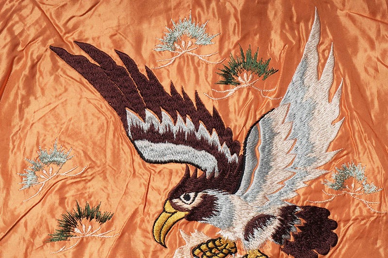 TAILOR TOYO �ơ��顼���Ρ����������Early 1950s Style Acetate Souvenir Jacket   ��WHITE DRAGON�� �� ��EAGLE��  TT15682-119