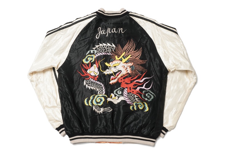 TAILOR TOYO �ơ��顼���Ρ����������Early 1950s Style Acetate Souvenir Jacket   ��WHITE DRAGON�� �� ��EAGLE��  TT15682-119