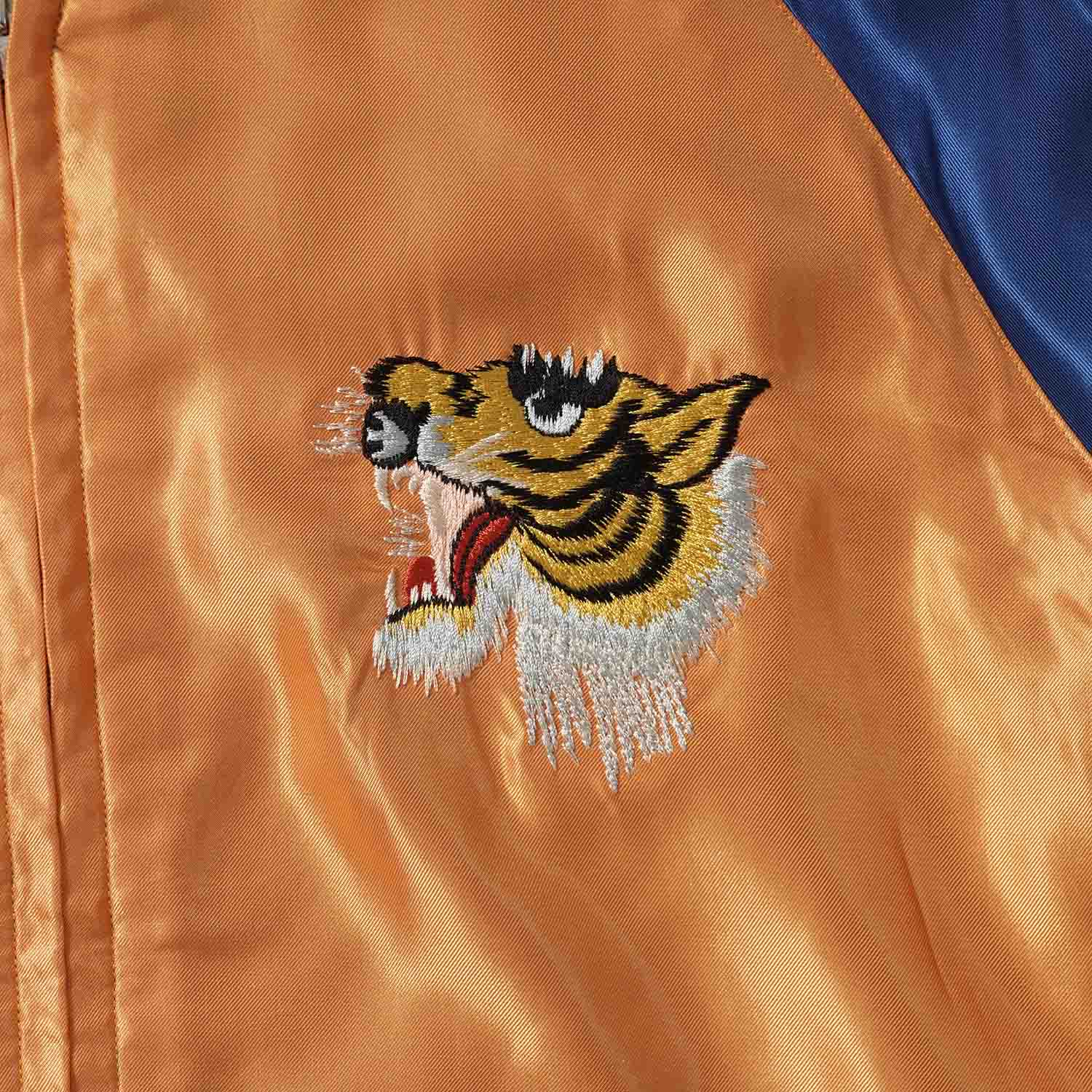 TAILOR TOYO �ơ��顼���Ρ����������Mid 1950s Style Acetate Souvenir Jacket ��TIGER HEAD�� �� ��JAPAN MAP��  TT15877-125