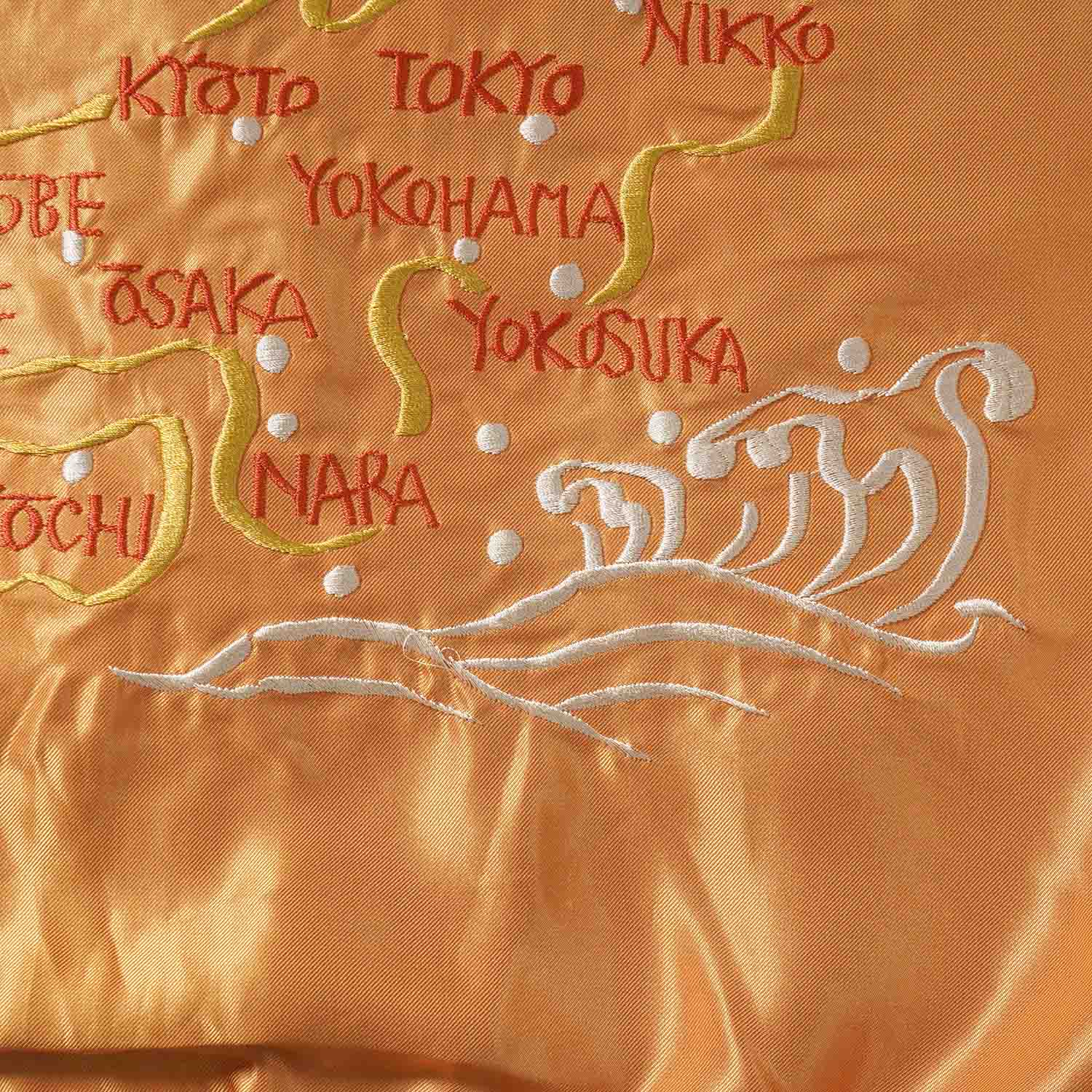 TAILOR TOYO �ơ��顼���Ρ����������Mid 1950s Style Acetate Souvenir Jacket ��TIGER HEAD�� �� ��JAPAN MAP��  TT15877-125