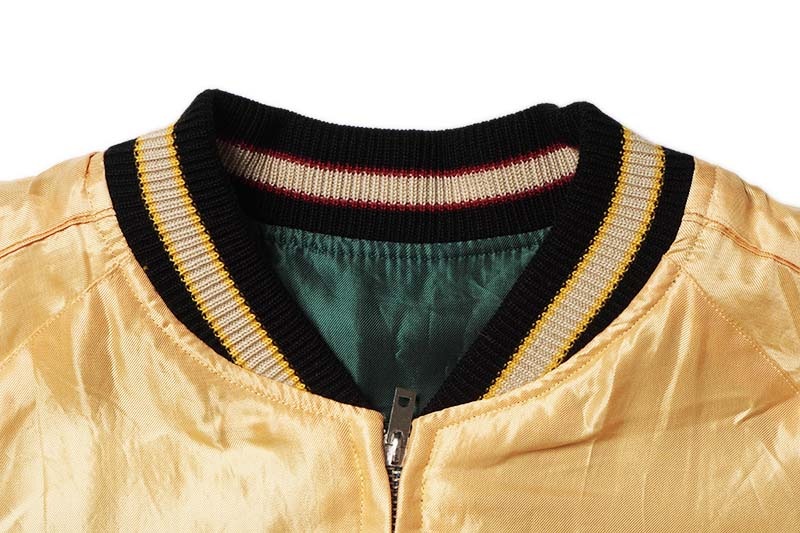 TAILOR TOYO ơ顼ΡEarly 1950s Style Acetate Souvenir Jacket  ROARING TIGER  JAPAN MAP  TT15682-145