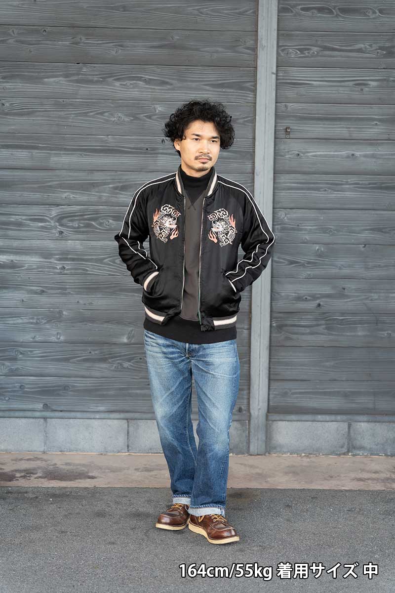 TAILOR TOYO ơ顼   Early 1950s Style Acetate Souvenir Jacket KOSHO & CO. Special Edition SILVER DRAGON  TANGLED DRAGONS TT15619-119