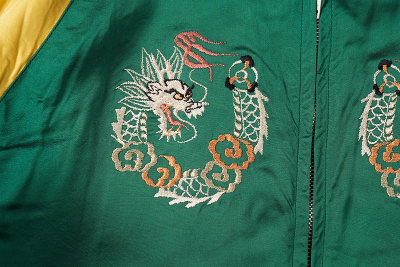 TAILOR TOYO ơ顼   Early 1950s Style Acetate Souvenir Jacket KOSHO & CO. Special Edition SILVER DRAGON  TANGLED DRAGONS TT15619-119