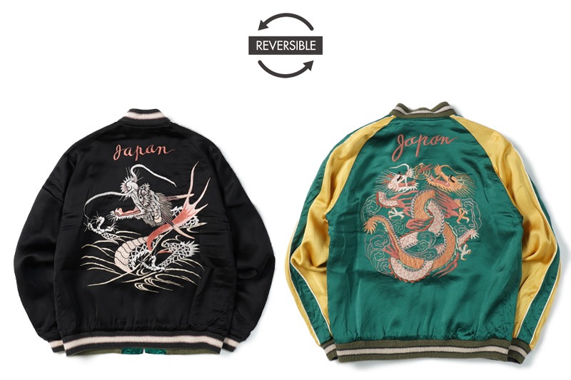 TAILOR TOYO ơ顼   Early 1950s Style Acetate Souvenir Jacket KOSHO & CO. Special Edition SILVER DRAGON  TANGLED DRAGONS TT15619-119
