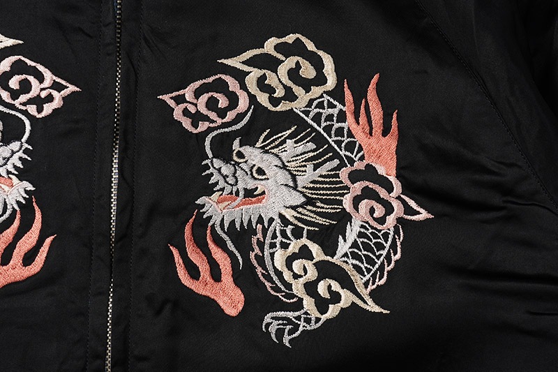 TAILOR TOYO ơ顼   Early 1950s Style Acetate Souvenir Jacket KOSHO & CO. Special Edition SILVER DRAGON  TANGLED DRAGONS TT15619-119