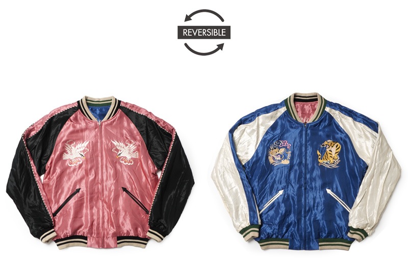 TAILOR TOYO �ơ��顼���Ρ����������Early 1950s Style Acetate Souvenir Jacket  ��WHITE EAGLE�� �� ��LANDSCAPE��  TT15682-162