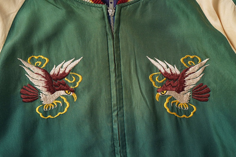 TAILOR TOYO �ơ��顼���Ρ����������Mid 1950s Style Acetate Souvenir Jacket  ��SNAKE & SKULL�� �� ��DRAGON HEAD�� (AGING MODEL)  TT15793-128