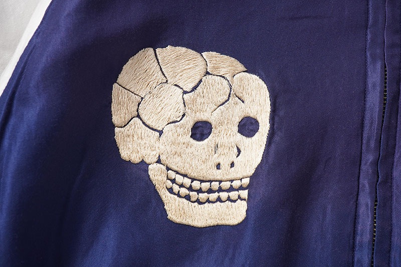 TAILOR TOYO �ơ��顼���Ρ����������Mid 1950s Style Acetate Souvenir Jacket  ��SNAKE & SKULL�� �� ��DRAGON HEAD�� (AGING MODEL)  TT15793-128