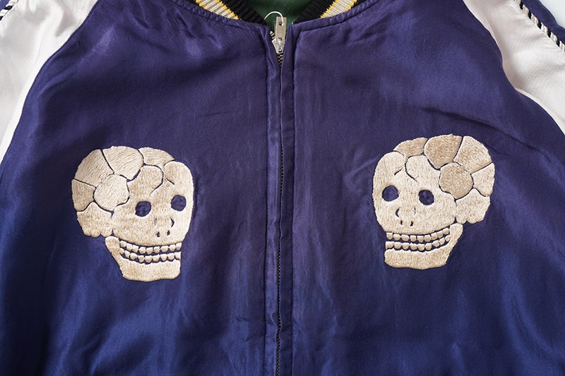 TAILOR TOYO �ơ��顼���Ρ����������Mid 1950s Style Acetate Souvenir Jacket  ��SNAKE & SKULL�� �� ��DRAGON HEAD�� (AGING MODEL)  TT15793-128