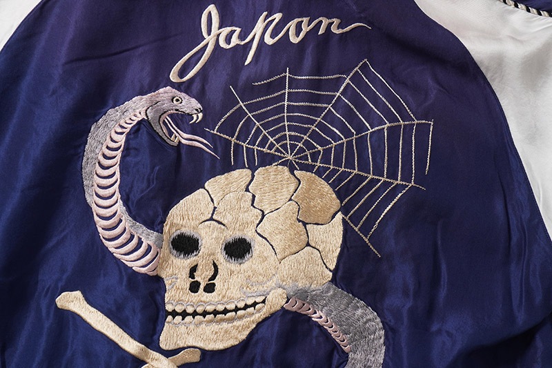 TAILOR TOYO �ơ��顼���Ρ����������Mid 1950s Style Acetate Souvenir Jacket  ��SNAKE & SKULL�� �� ��DRAGON HEAD�� (AGING MODEL)  TT15793-128