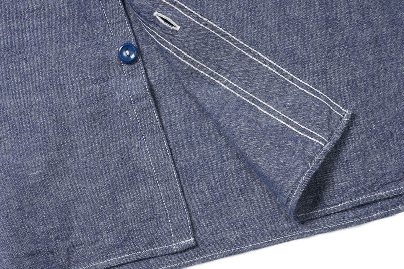 BUZZ RICKSON'S Хꥯ Ⱦµ  "BLUE CHAMBRAY WORK SHIRTS" BR35856