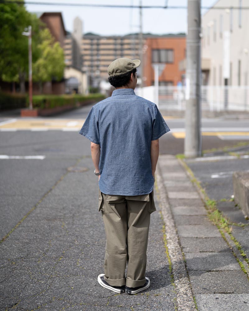 BUZZ RICKSON'S Хꥯ Ⱦµ  "BLUE CHAMBRAY WORK SHIRTS" BR35856