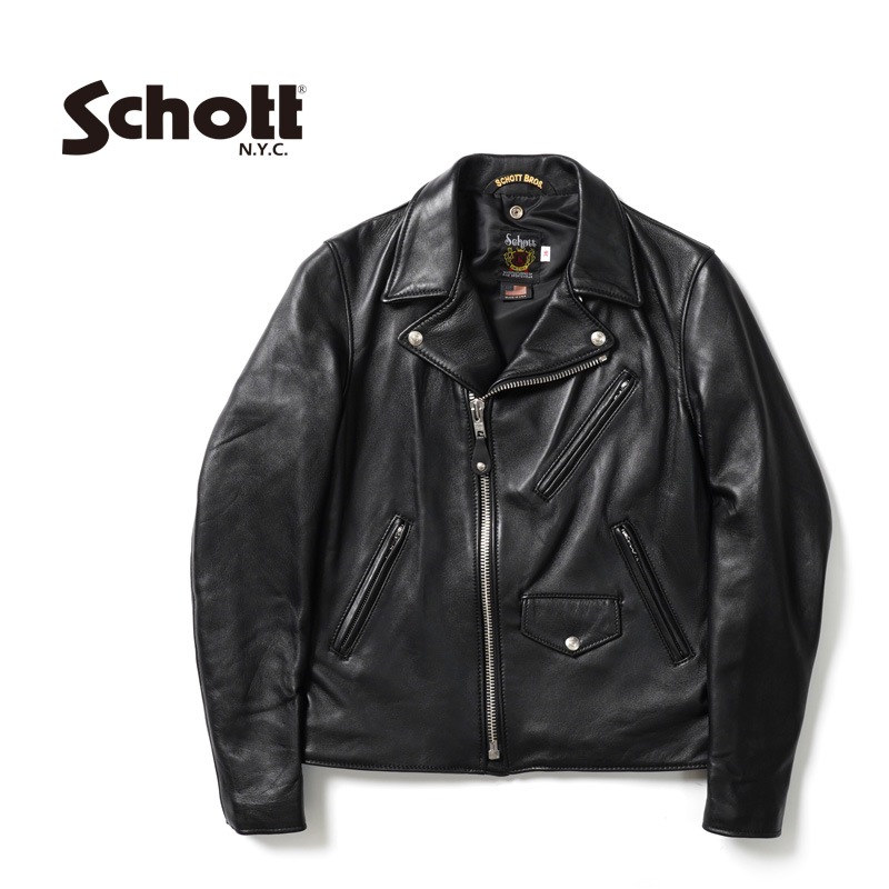 Schott å 쥶 㥱å "228US LAMBSKIN DOUBLE RIDERS  782-3950089