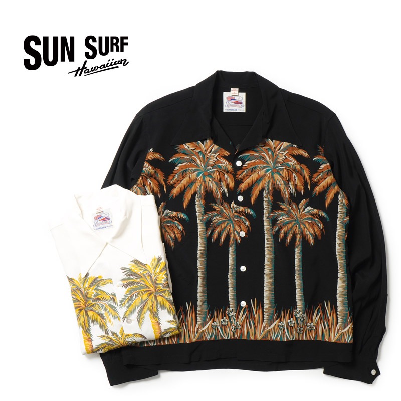 SUN SURF 󥵡 Ĺµ   DUKE KAHANAMOKU SPECIAL EDITION LONG SLEEVE "PALM TREE" DK29447