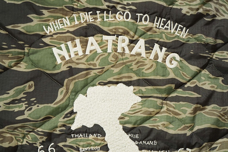 TAILOR TOYO �ơ��顼����  �٥ȥ����  Mid 1960s Style Vietnam Liner Jacket ��VIET-NAM MAP��  TT15799