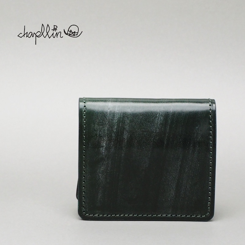 chapllin ����åץ�� �����󥱡��� BRIDLE LEATHER COIN CASE GREEN CPC-BOX-BRIDLE-GN