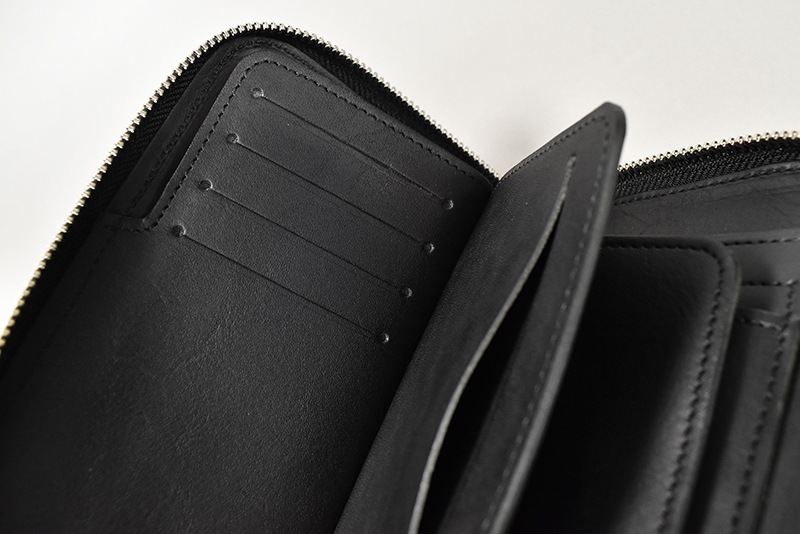 chapllin ����åץ�� �ߥɥ륦����å� ��ELEPHANT LEATHER MIDDLE WALLET�� BLACK CPW-RZM-EL