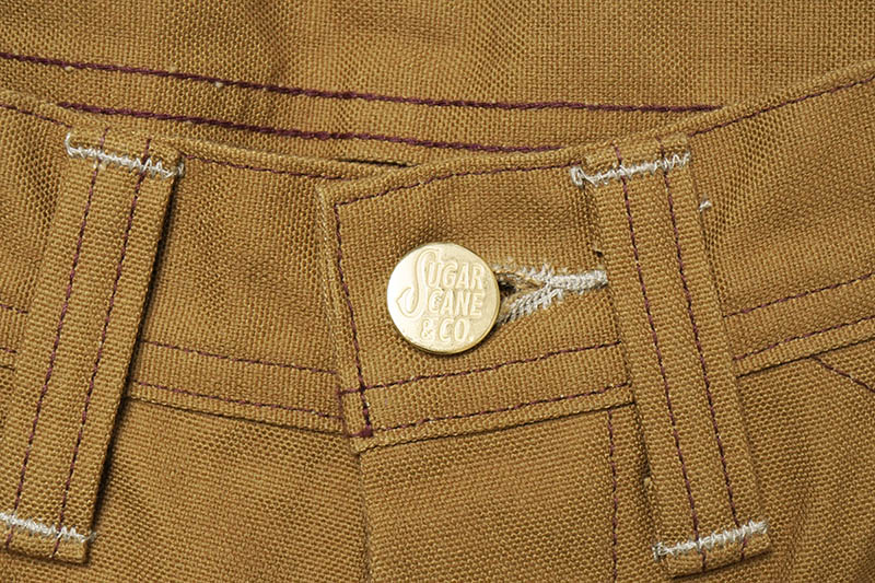 SUGAR CANE ���奬�������� �ѥ�� "13oz. BROWN DUCK WORK PANTS" SC42497