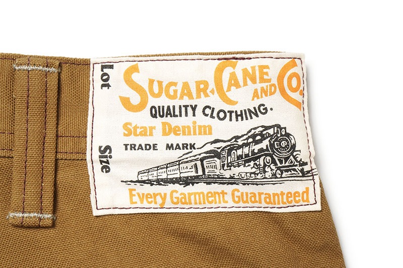 SUGAR CANE ���奬�������� �ѥ�� "13oz. BROWN DUCK WORK PANTS" SC42497