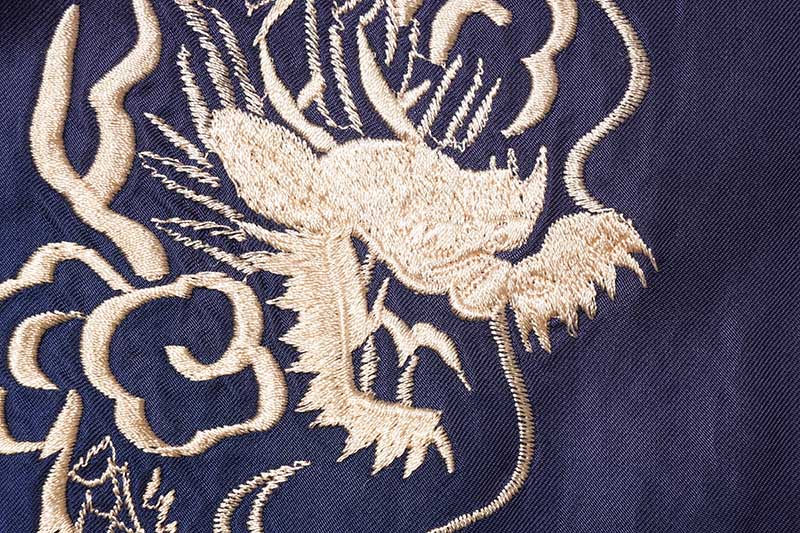 TAILOR TOYO ơ顼ΡEarly 1950s Style Acetate Souvenir Jacket  TIGER HEAD  JAPAN MAP (AGING MODEL)  TT15710-145