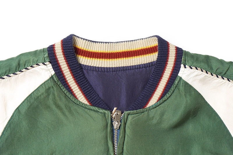 TAILOR TOYO ơ顼ΡEarly 1950s Style Acetate Souvenir Jacket  TIGER HEAD  JAPAN MAP (AGING MODEL)  TT15710-145