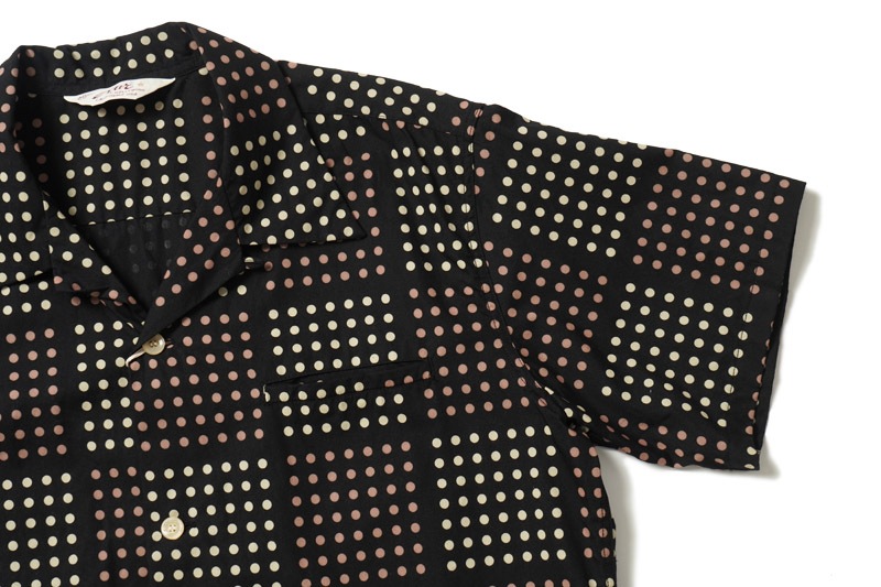 STAR OF HOLLYWOOD ���������֥ϥꥦ�å� Ⱦµ ����� TYPEWRITER COTTON OPEN SHIRT "POLKA DOT"  SH39495