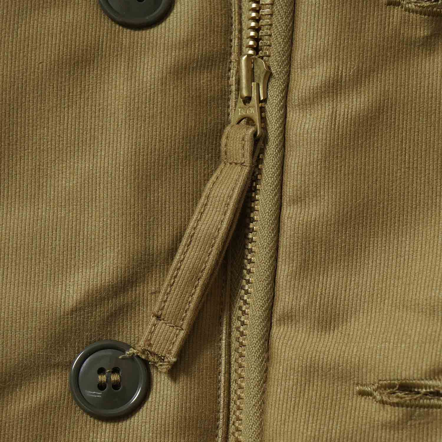 BUZZ RICKSON'S �Х��ꥯ���� N-1 ���㥱�å� Type N-1 Khaki "NAVY DEPARTMENT DEMOTEX-ED"  BR15345