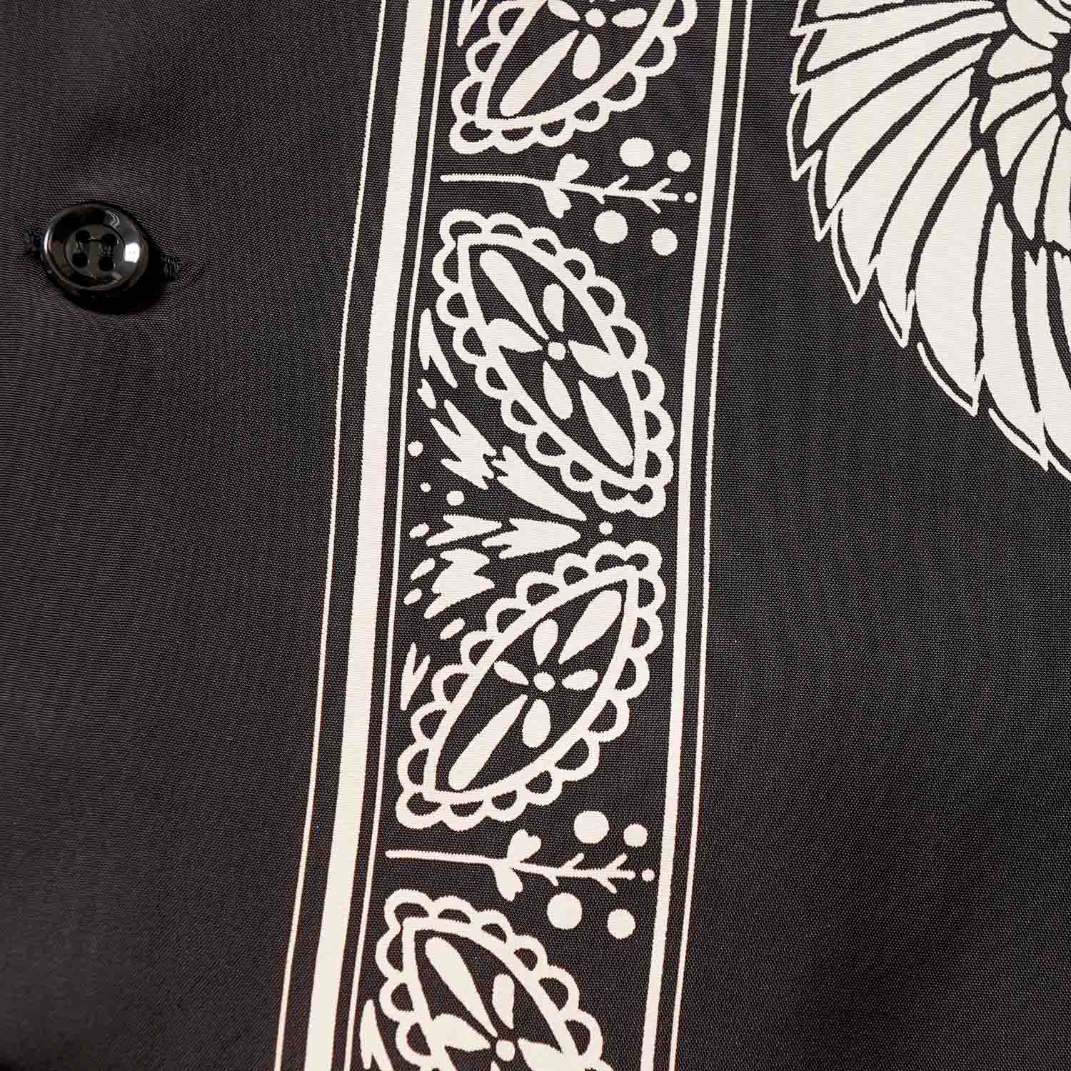 SUN SURF ���󥵡��� Ⱦµ �����ϥ���� RAYON HAWAIIAN SHIRT ��ORIENTAL BORDER�� SS39629