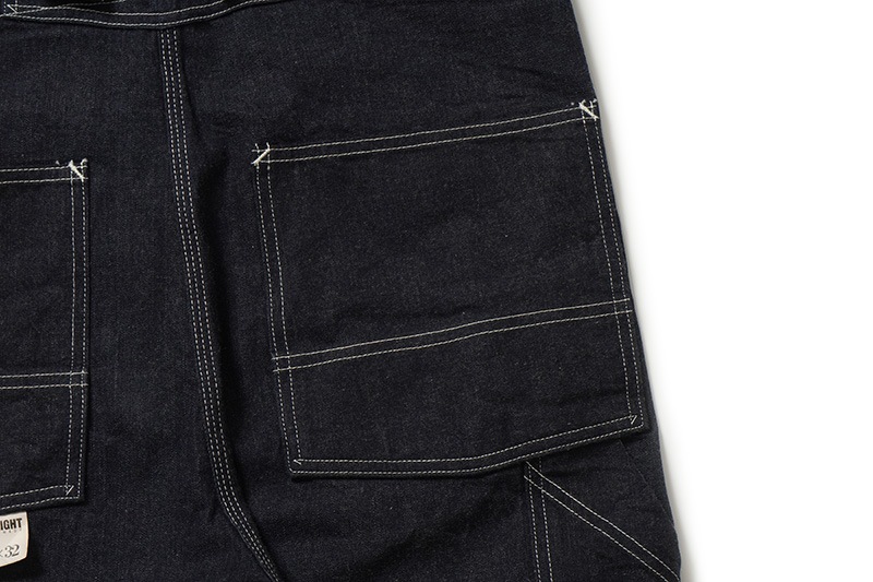 HEADLIGHT �إåɥ饤�� �����С�������  "11oz. BLUE DENIM LOW BACK OVERALLS"  HD42554