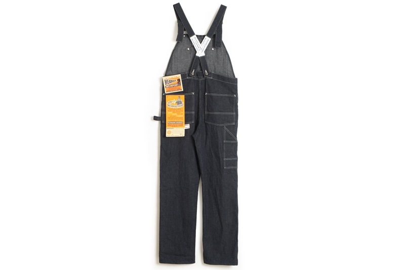 HEADLIGHT �إåɥ饤�� �����С�������  "11oz. BLUE DENIM LOW BACK OVERALLS"  HD42554
