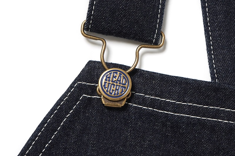 HEADLIGHT �إåɥ饤�� �����С�������  "11oz. BLUE DENIM LOW BACK OVERALLS"  HD42554