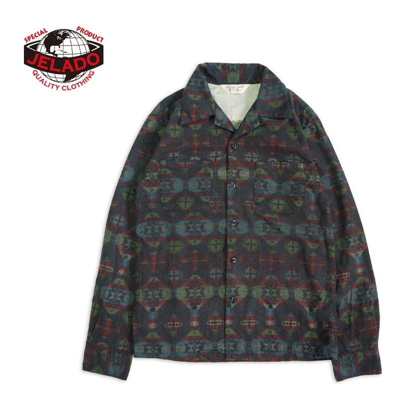 ジェラード　JELADO Westcoast shirt ネイティブ柄シャツ アメカジブランド,ジェラード,長袖 | ろーぐす オンラインショップ