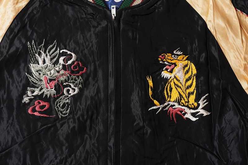 TAILOR TOYO �ơ��顼���� ��������� Early 1950s Style Acetate Souvenir Jacket ��JAPAN MAP�� �� ��GOLD DRAGON�� TT15542-119