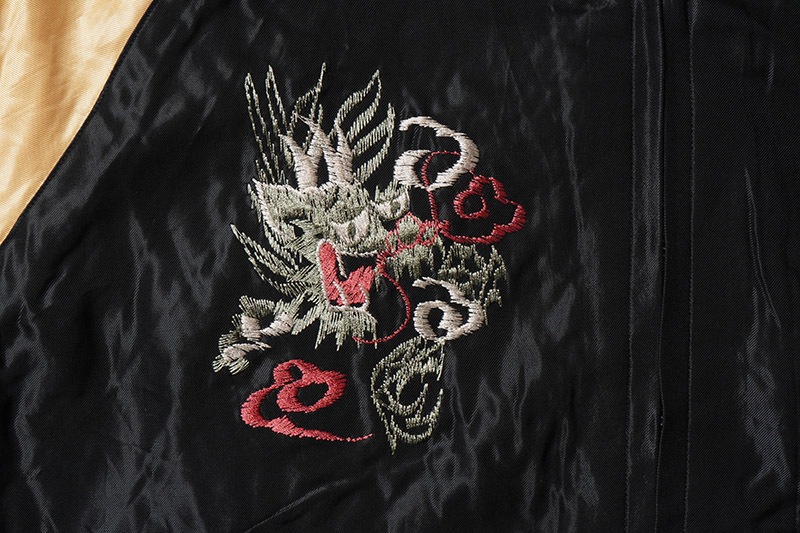 TAILOR TOYO �ơ��顼���� ��������� Early 1950s Style Acetate Souvenir Jacket ��JAPAN MAP�� �� ��GOLD DRAGON�� TT15542-119
