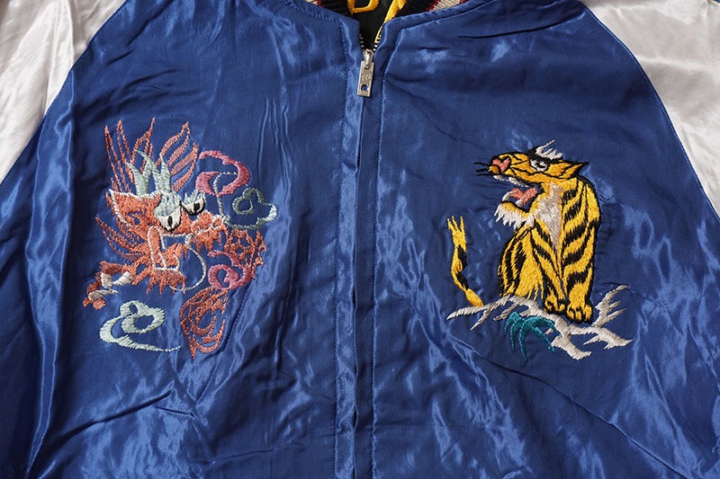TAILOR TOYO �ơ��顼���� ��������� Early 1950s Style Acetate Souvenir Jacket ��JAPAN MAP�� �� ��GOLD DRAGON�� TT15542-119