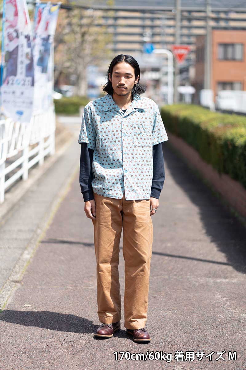 STAR OF HOLLYWOOD ���������֥ϥꥦ�å� Ⱦµ ����� DOBBY COTTON OPEN SHIRT "BLUE MOUNTAIN"  SH39498