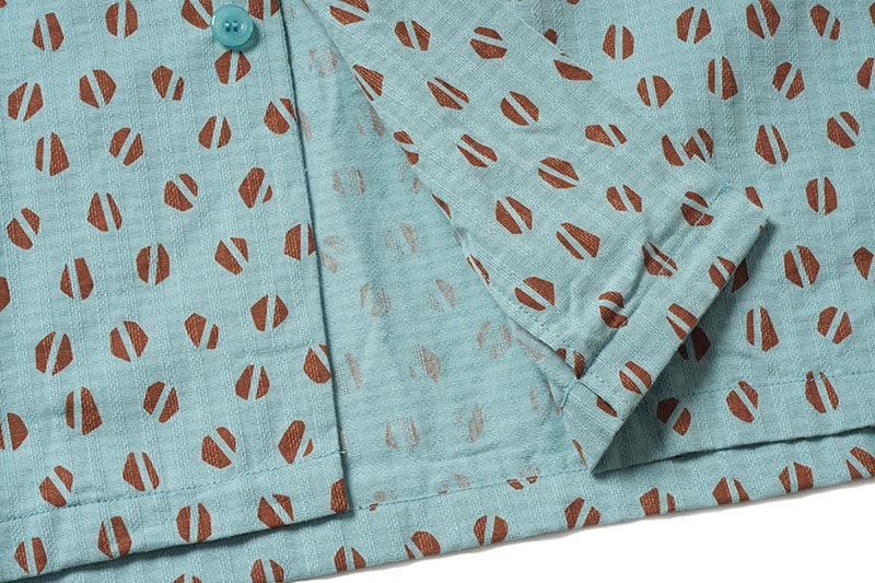 STAR OF HOLLYWOOD ���������֥ϥꥦ�å� Ⱦµ ����� DOBBY COTTON OPEN SHIRT "BLUE MOUNTAIN"  SH39498